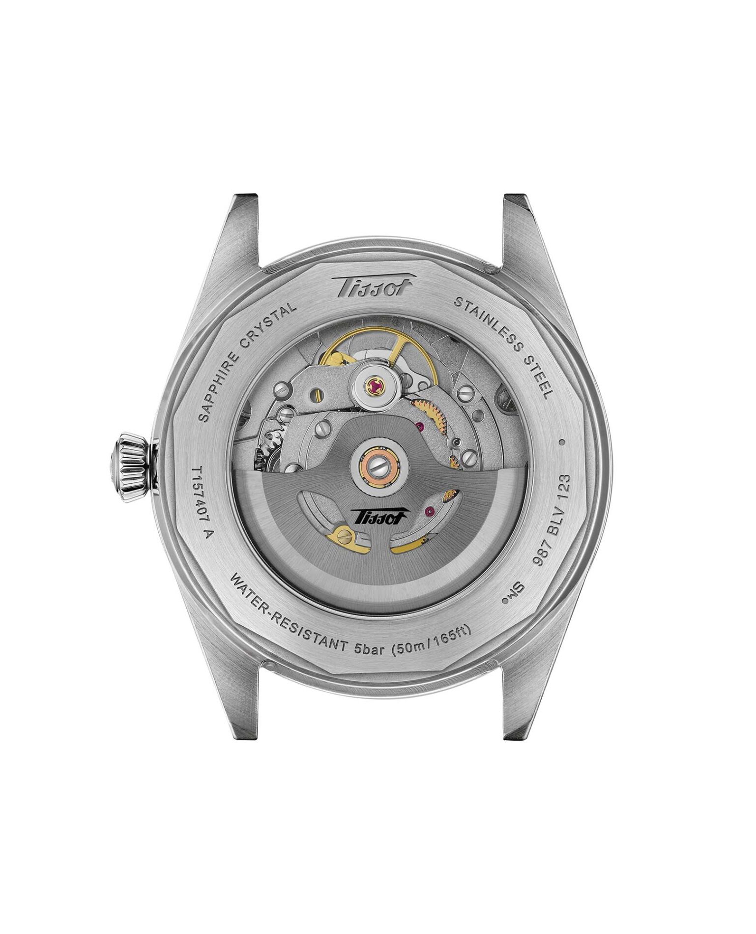 Tissot Visodate 39mm T157.407.16.031.00 - Gioielleria Casavola di Noci - orologio svizzero automatico da uomo - cassa in acciaio INOX - fondello trasparente