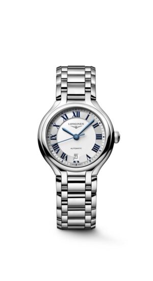 Longines Primaluna L8.123.4.71.6 - Gioielleria Casavola di Noci - orologio automatico svizzero da donna - cassa rotonda piccola - bracciale in acciaio INOX