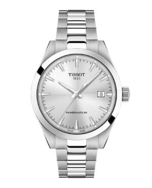 Tissot Gentleman 38mm T165.807.11.031.00 - Gioielleria Casavola di Noci - orologio svizzero automatico unisex - cassa e bracciale in acciaio INOX - quadrante argento