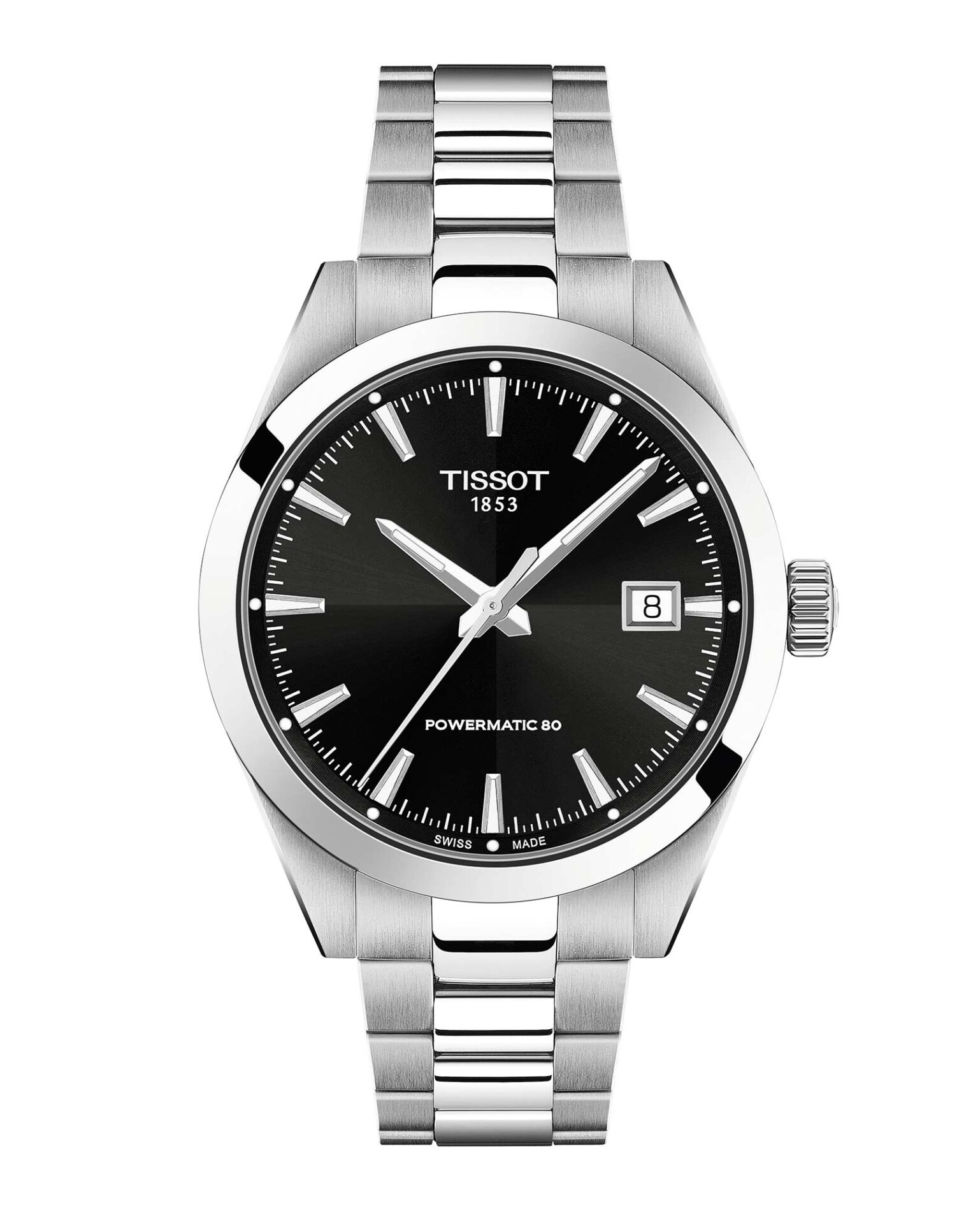 Tissot Gentleman 38mm T165.807.11.051.00 - Gioielleria Casavola di Noci - orologio svizzero automatico unisex - cassa e bracciale in acciaio INOX