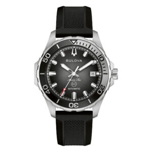 Bulova Marine Star Automatic 98B465 - Gioielleria Casavola di Noci - orologio automatico sportivo da uomo - quadrante nero effetto sfumato - ghiera color nero