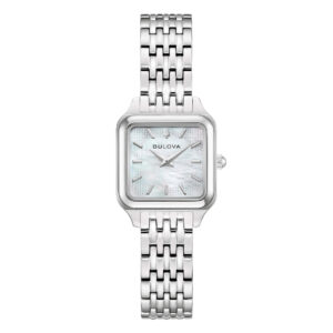 Bulova Sutton Square 96L357 - Gioielleria Casavola di Noci - orologio da donna quadrato piccolo - quadrante in madreperla
