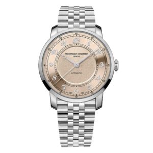 Frederique Constant Classics Premiere FC-301SAL3B6B - Gioielleria Casavola di Noci - orologio automatico svizzero unisex con cassa in acciaio INOX - quadrante color salmone