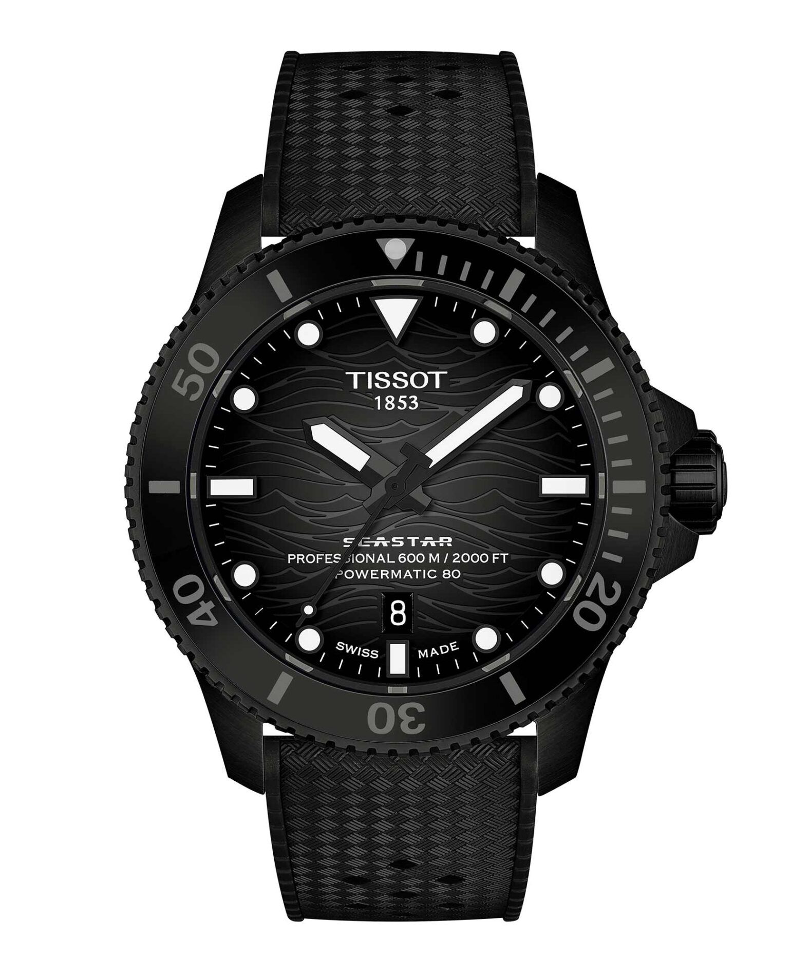 Tissot Seastar 2000 T120.907.37.051.00 - Gioielleria Casavola di Noci - orologio automatico svizzero subacqueo 600 metri - con valvola per fuoriuscita elio - ghiera in ceramica nera