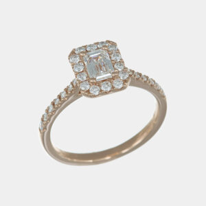 Anello solitario Starlight Rosé