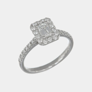 Anello solitario Starlight White