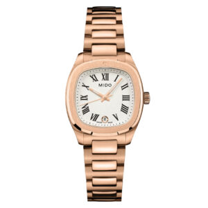 Mido Multifort TV 28 Quartz M049.110.33.263.00 - Gioielleria Casavola di Noci - orologio svizzero al quarzo da donna - quadrante bianco con indici romani