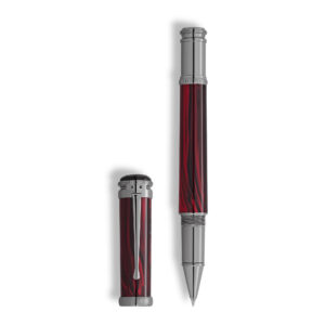 Montblanc Bram Stoker roller 133419 - Gioielleria Casavola di Noci - penna in edizione speciale da collezione - realizzata in pregiata resina color rosso e nero sfumato