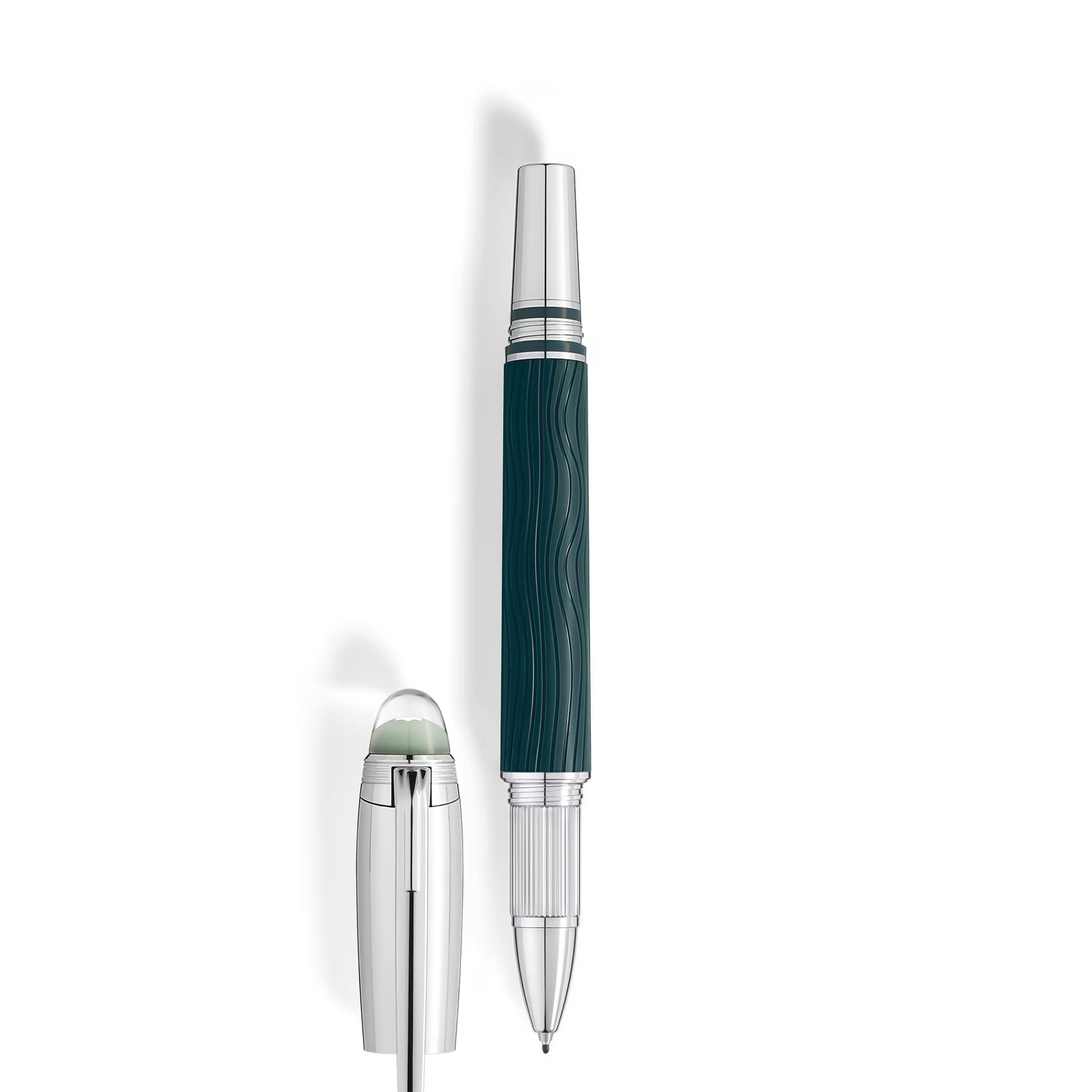 Montblanc StarWalker PolarGreen fineliner Doué 132907 - Gioielleria Casavola di Noci - penna color verde con dettagli color platino